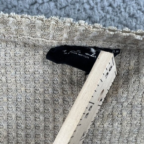 Urban Outfitters Out From Under Oversized Waffle Texture Slouchy Top Medium - Picture 4 of 8